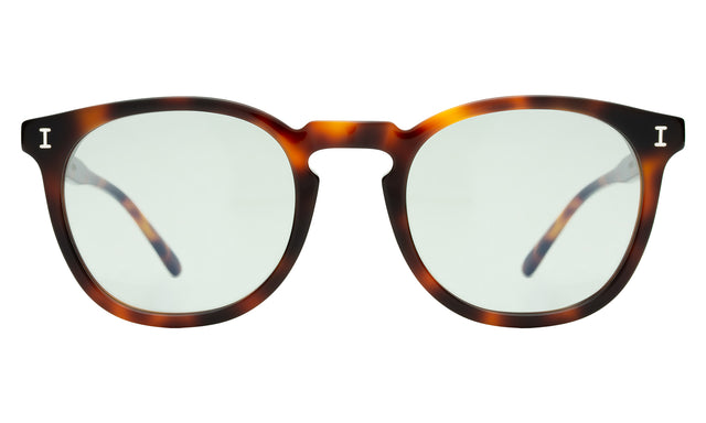 Eldridge Sunglasses in Havana with Sage Flat See Through