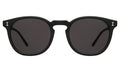 Front view of Eldridge Sunglasses in Matte Black/Grey Flat