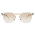 Front view of Eldridge 48 Sunglasses in Champagne/Taupe Flat Gradient