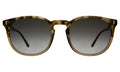 Front view of Eldridge 56 Light Sunglasses in Kale/Grey Flat Gradient