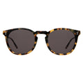 Front view of Eldridge Sunglasses in Tortoise/Grey Flat