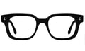 Front view of Ellison Optical in Black/Optical