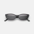 Front view of Encinitas Sunglasses in Black/Grey