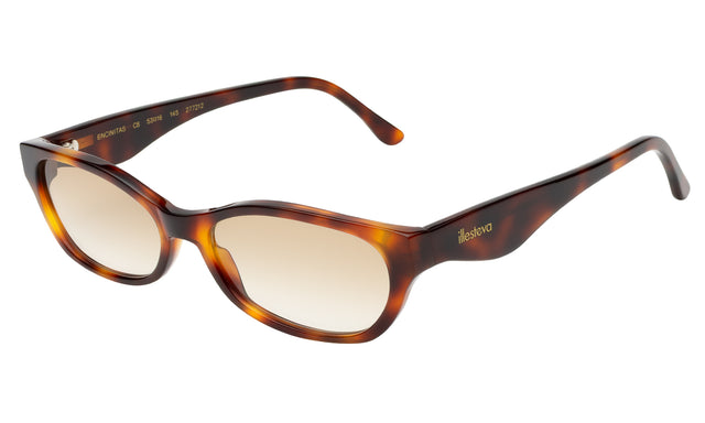 Encinitas Sunglasses side view in Havana / Taupe Gradient