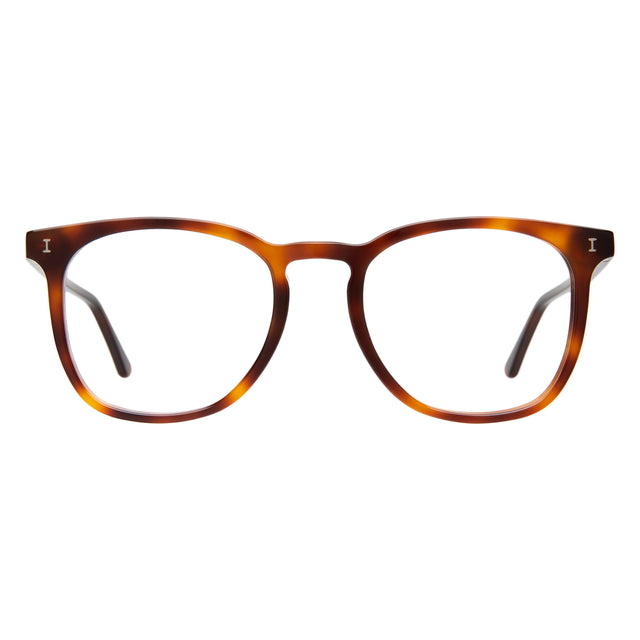Essex Optical front view in Havana Optical