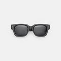 Front view of Francesco Sunglasses in Black/Grey