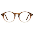 Front view of Gila Optical in Blush Oak/Optical