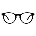 Front view of Greta Optical in Matte Black/Optical