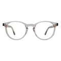 Front view of Greta Optical in Smoke/Optical