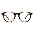 Front view of Greta Optical in Star Tortoise/Optical