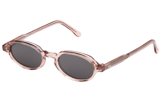Hamburg Sunglasses side view in Rose Blush / Grey Flat