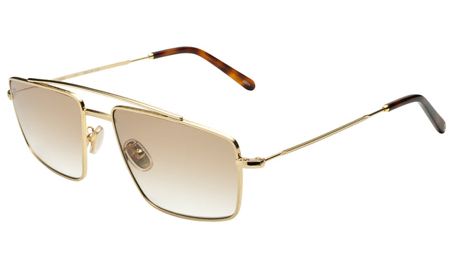 Jane Sunglasses side view in Gold / Taupe Gradient