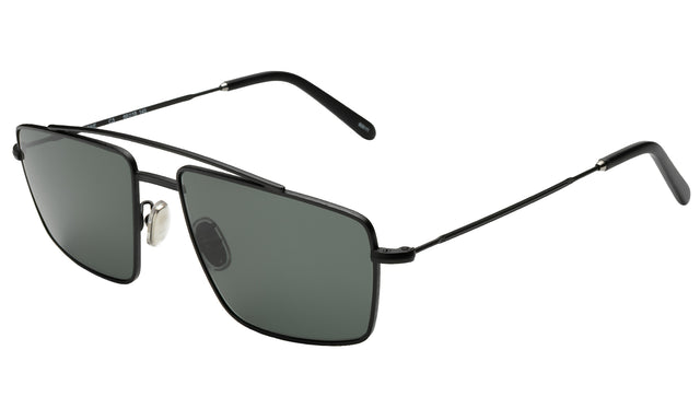 Jane Sunglasses side view in Matte Black / Olive