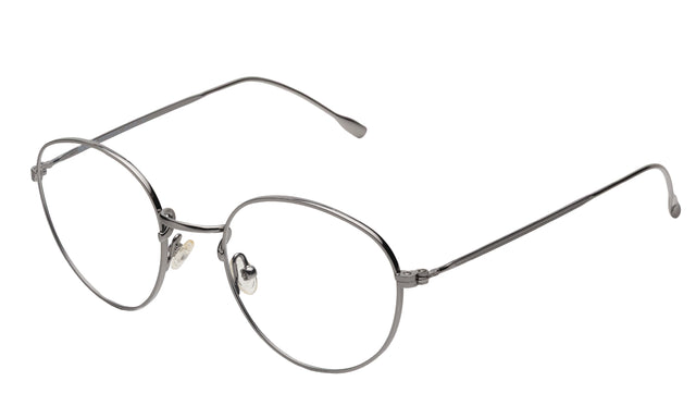  Jefferson Optical side view in Gunmetal Optical