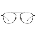 Front view of Lafayette Optical in Black/Optical