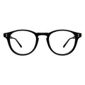 Front view of Lawrence Optical in Black/Optical