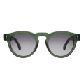 Front view of Leonard Sunglasses in Pine/Grey Gradient