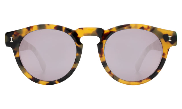 Leonard Sunglasses in Tortoise with Rose Mirror