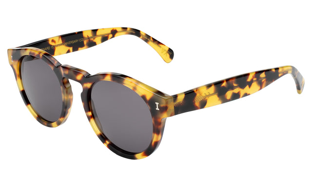 Leonard (15 Year Anniversary) Sunglasses side view in Tortoise / Grey