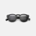 Front view of Leonard (15 Year Anniversary) Sunglasses in Matte Black/Grey