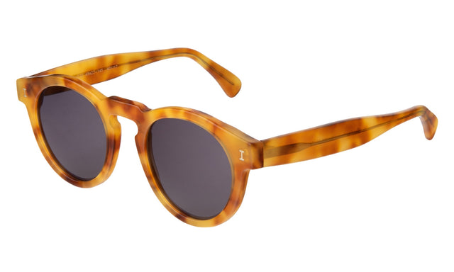 Leonard Sunglasses Side Profile in Amber / Grey