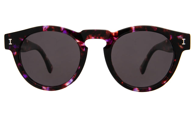 Leonard Sunglasses in Berry Tortoise with Grey