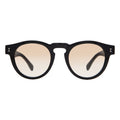 Front view of Leonard Sunglasses in Black/Taupe Gradient
