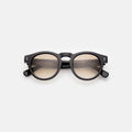 Front view of Leonard Sunglasses in Black/Taupe Gradient