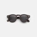 Front view of Leonard Sunglasses in Bordeaux/Grey