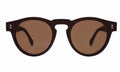 Front view of Leonard Sunglasses in Bordeaux/Brown