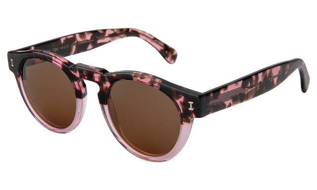 Leonard Sunglasses Side Profile in Cherry Blossom / Brown