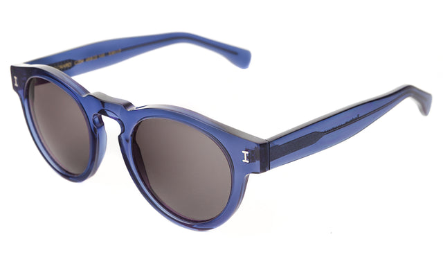 Leonard Sunglasses Side Profile in Cobalt / Grey