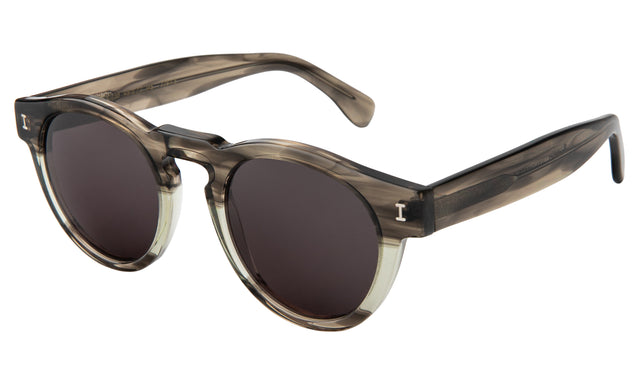 Leonard Sunglasses Side Profile in Dark Elm / Grey