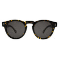 Front view of Leonard Sunglasses in Flame/Grey