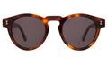 Front view of Leonard Sunglasses in Havana/Grey