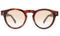 Front view of Leonard Sunglasses in Havana/Taupe Gradient