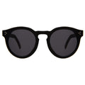 Front view of Leonard II E Sunglasses in Black/Grey