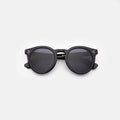 Front view of Leonard II E Sunglasses in Black/Grey
