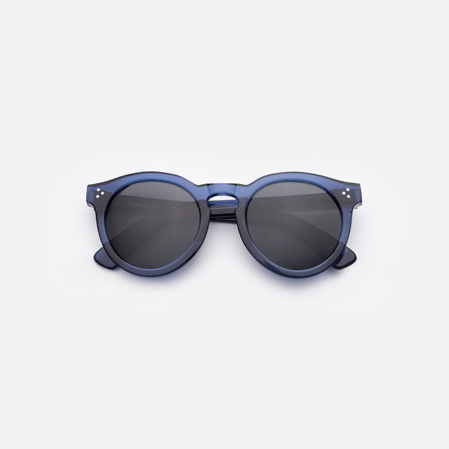 Leonard II E Sunglasses side view in Cobalt / Grey