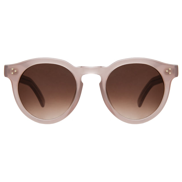 Leonard II E Sunglasses front view in Thistle with Brown Gradient