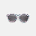 Front view of Leonard II E Sunglasses in Unicorn/Clear/Grey Gradient