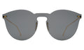 Front view of Leonard II Mask Sunglasses in Grey/Grey