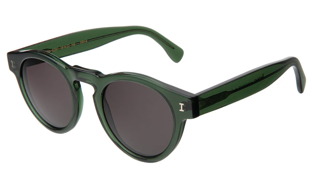 Leonard Sunglasses side view in Pine / Grey