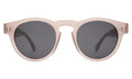 Front view of Leonard Sunglasses in Thistle/Grey