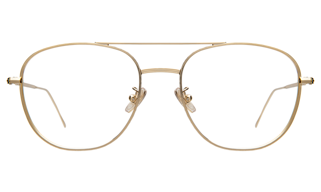 Limassol Optical front view in Gold Optical