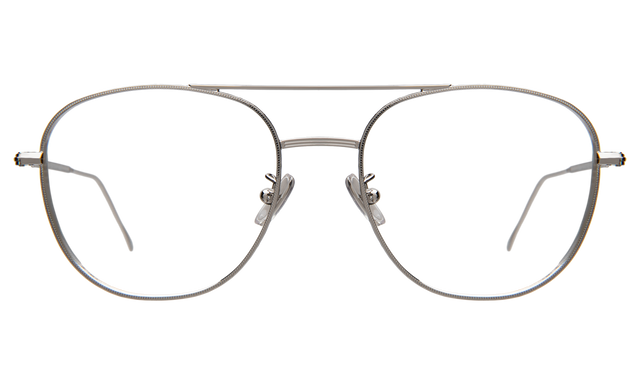 Limassol Optical front view in Silver Optical