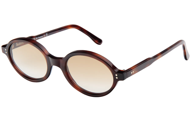 Lugano Sunglasses side view in Havana / Taupe Flat Gradient