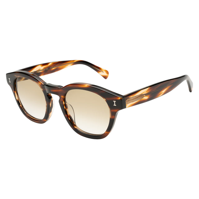 Madison Sunglasses side view in Sand Dune / Taupe Gradient