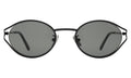 Front view of Maria Sunglasses in Black/Grey