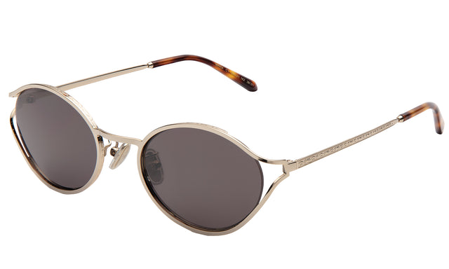 Maria Sunglasses side view in Gold / Grey